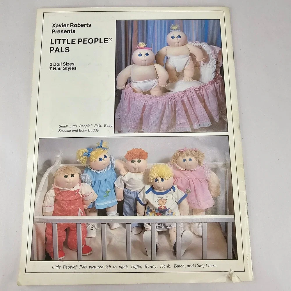 Xavier Roberts Little‎ People Pals Collector's Edition 7546 Plaid Craft Book
